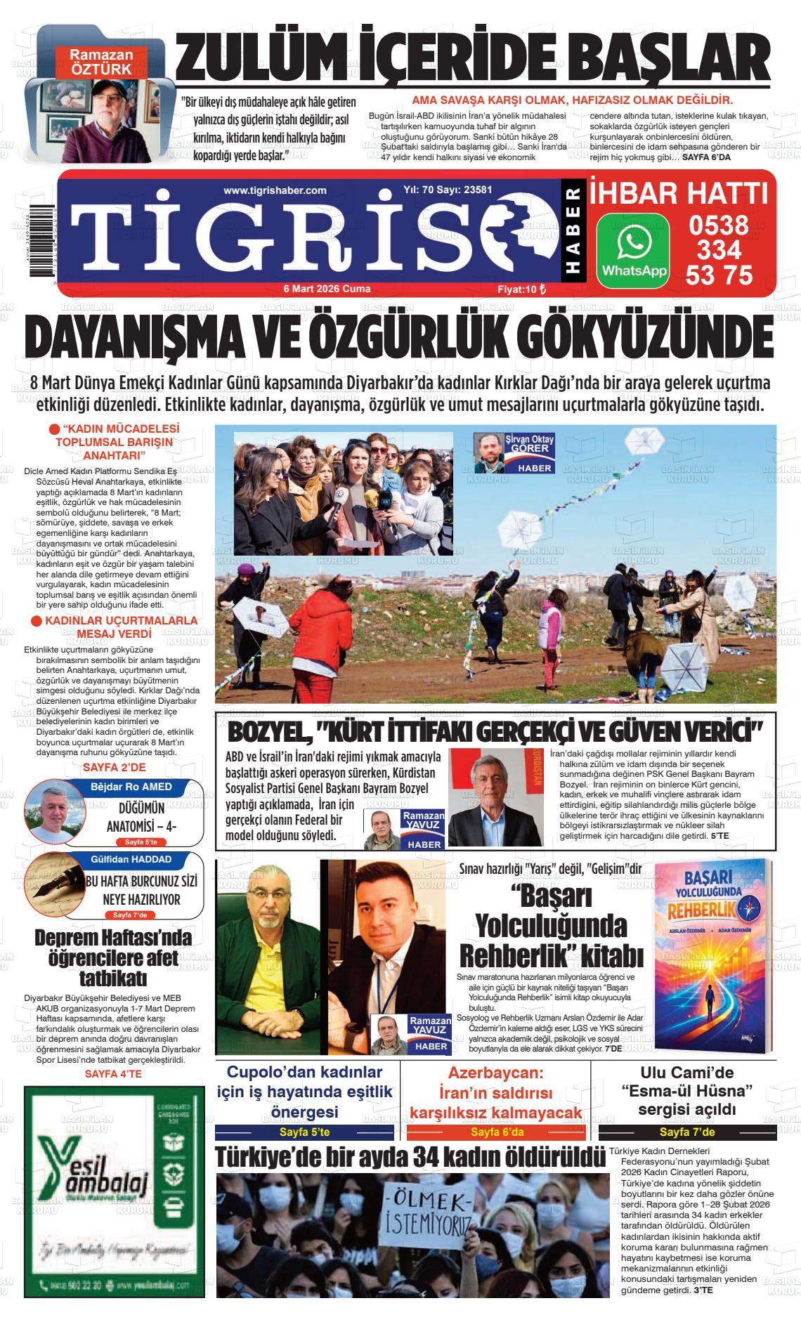 Diyarbakir Tirgis 06.03.2026