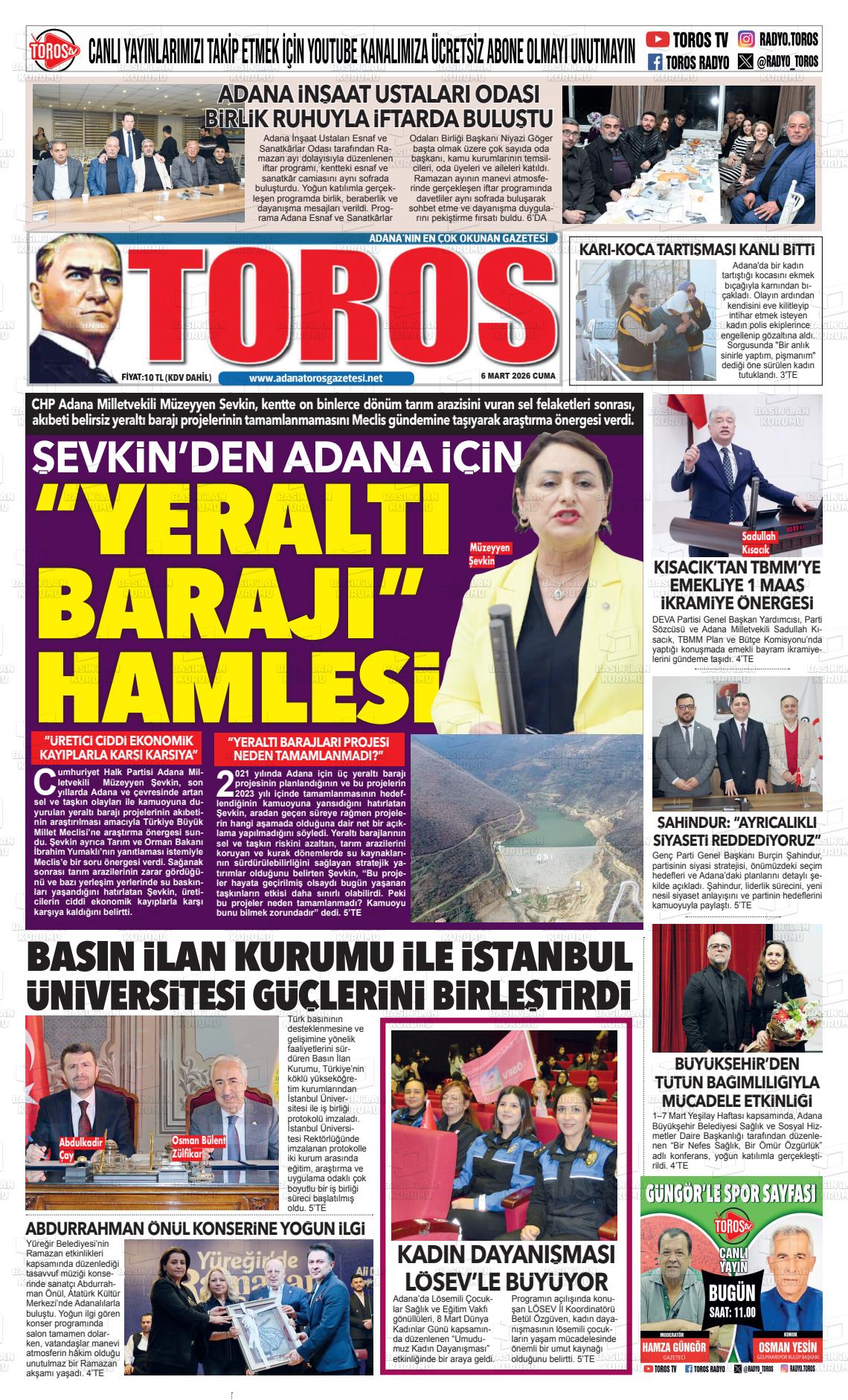 Antalya Toros 06.03.2026