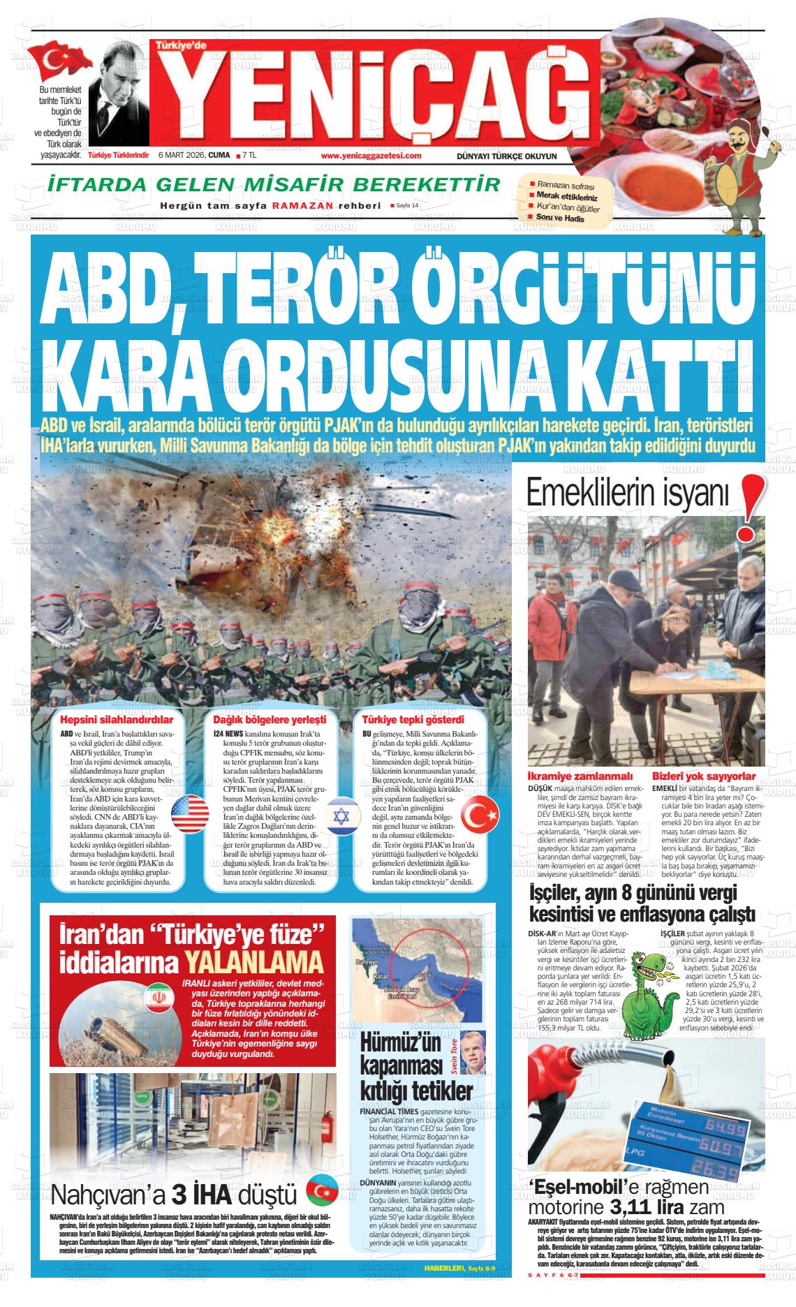 Istanbul Turkiyedeyenicag 06.03.2026