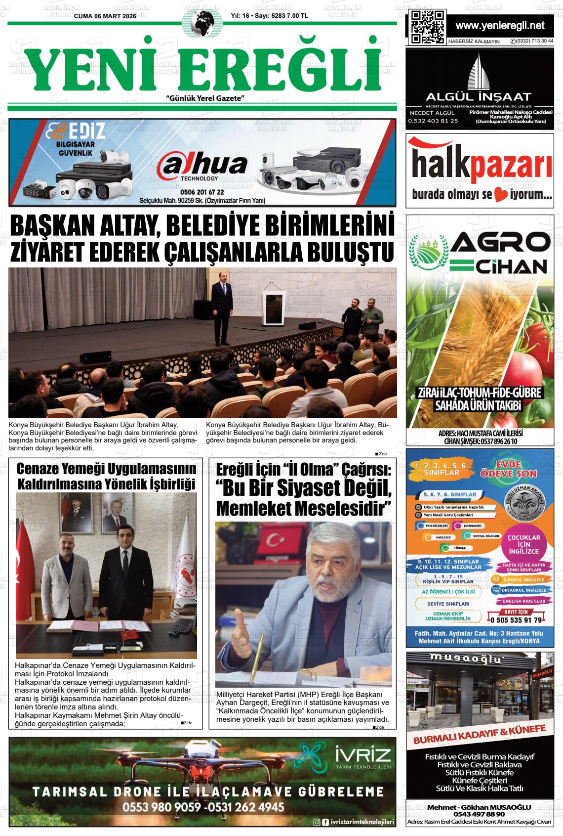 Konya Yenieregli 06.03.2026