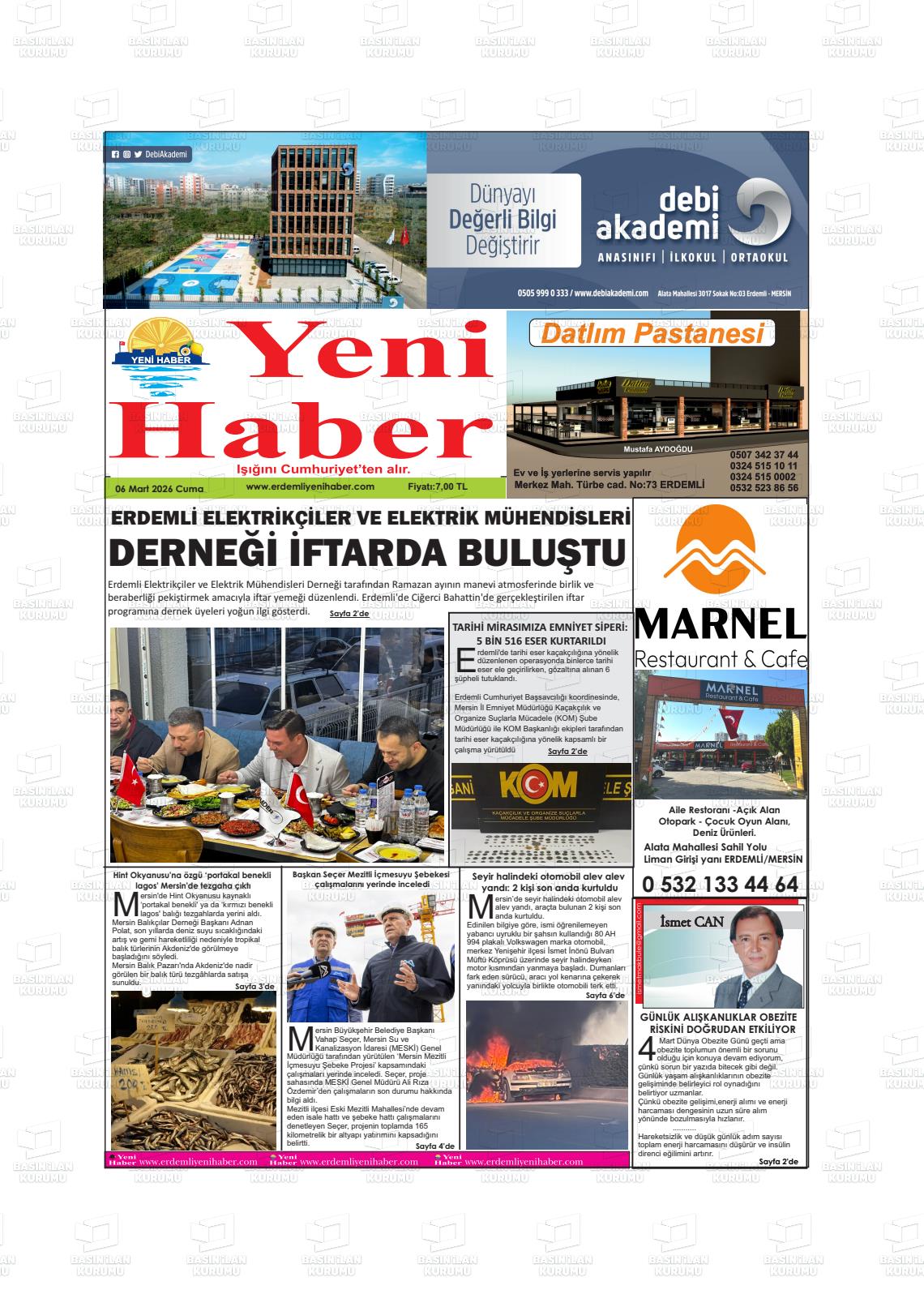 Konya Yenihaber 06.03.2026