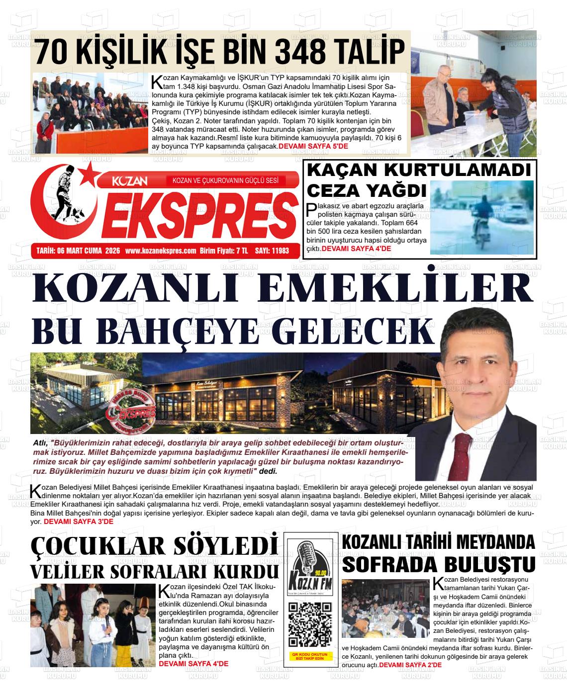 Adana Yenihursoz 06.03.2026