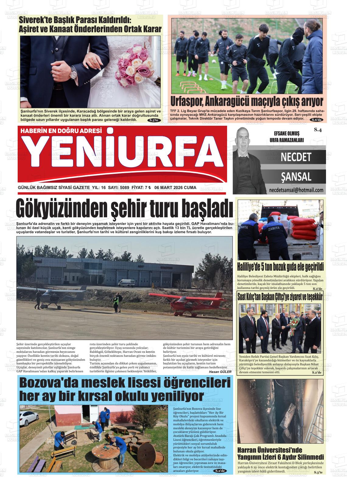 Sanliurfa Yeniurfa 06.03.2026