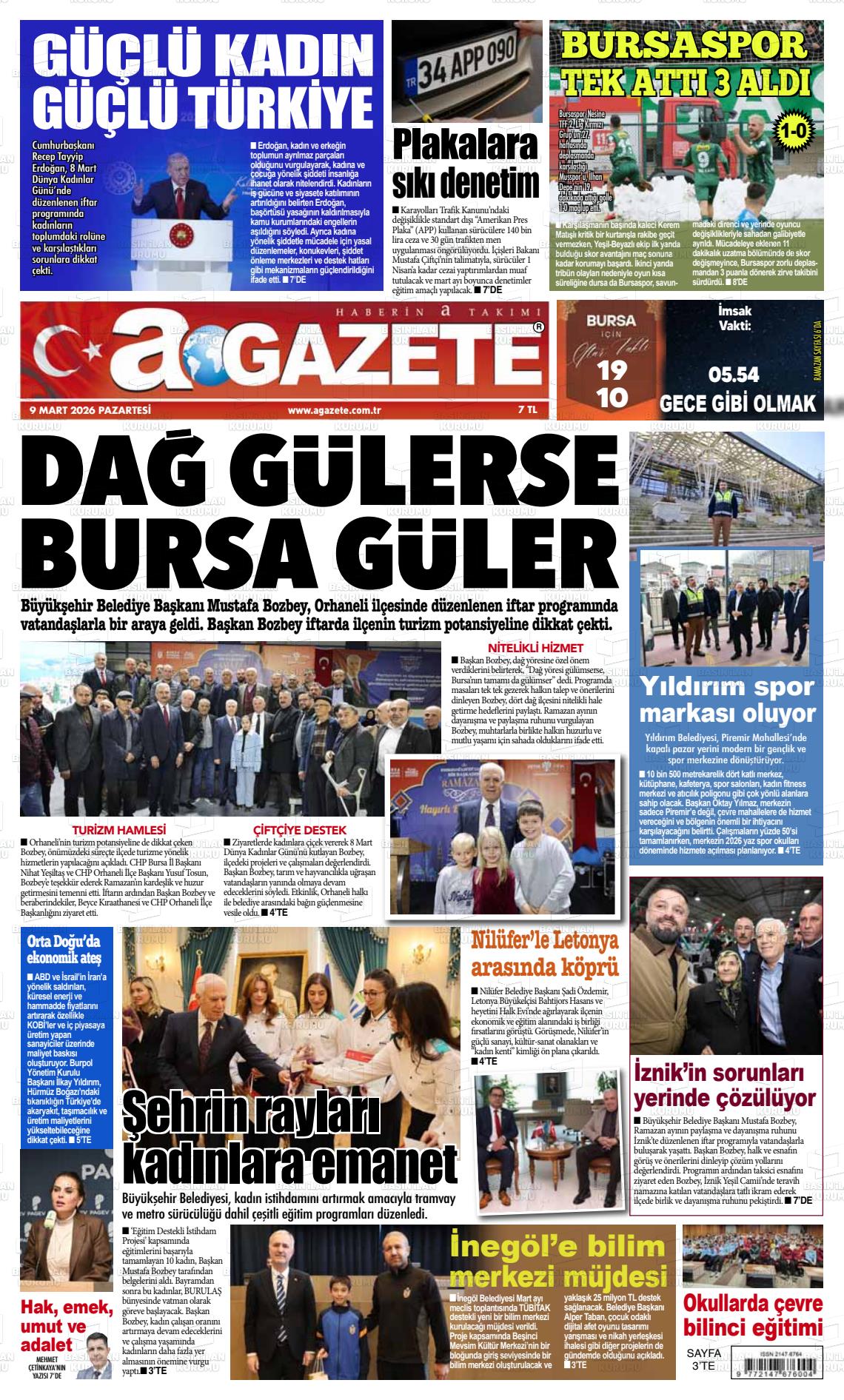 Bursa Agazete 09.03.2026
