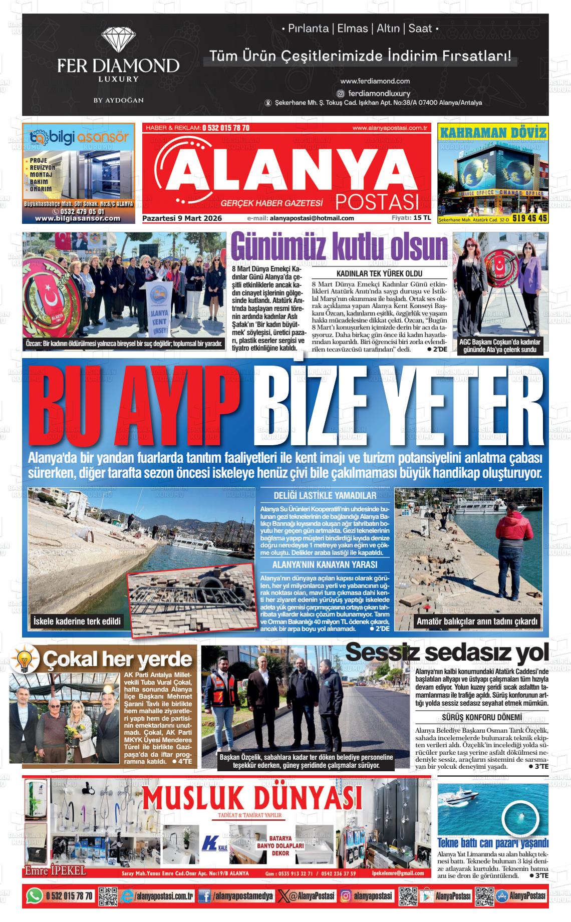 Antalya Alanyapostasi 09.03.2026