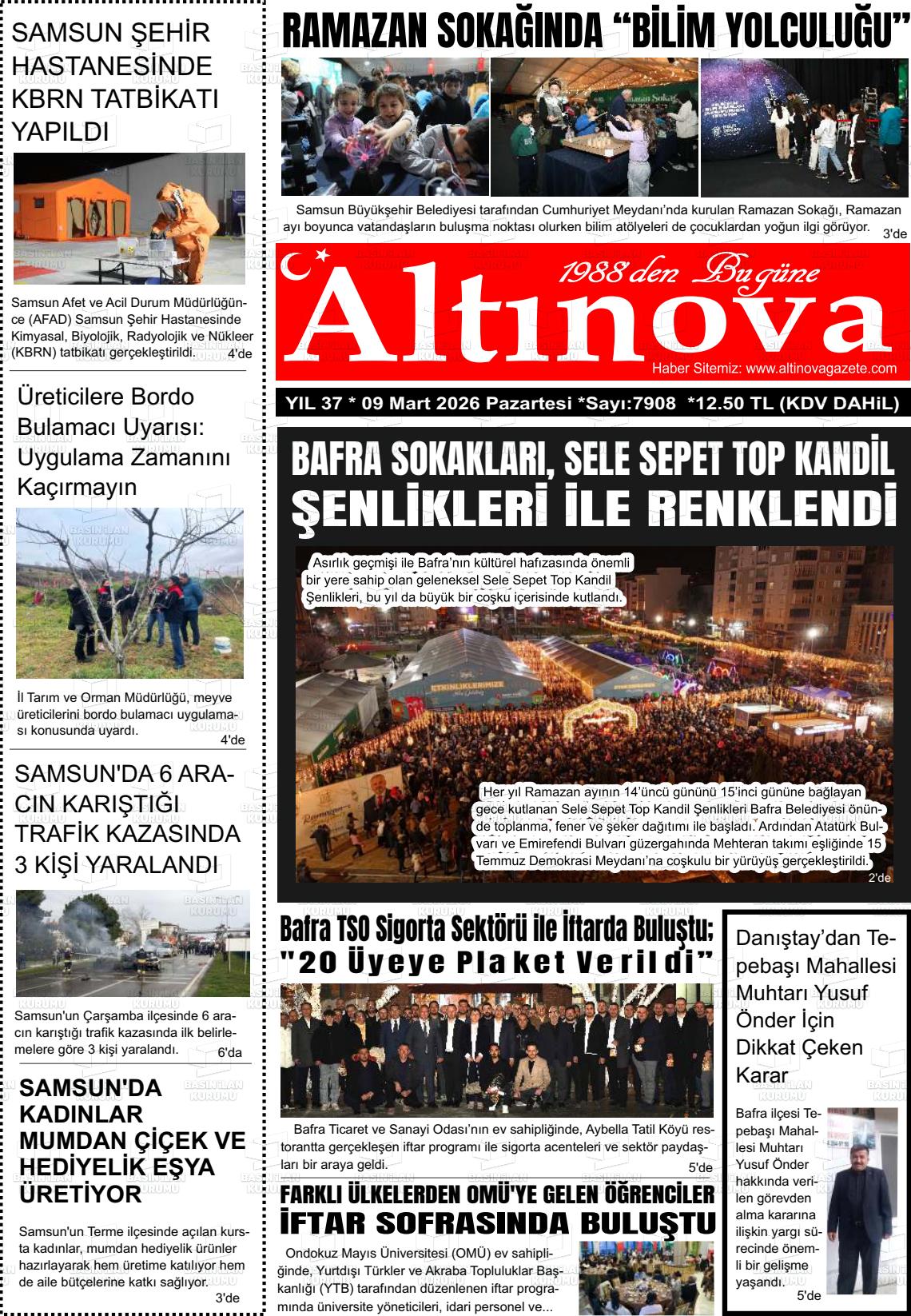 Samsun Altinova 09.03.2026