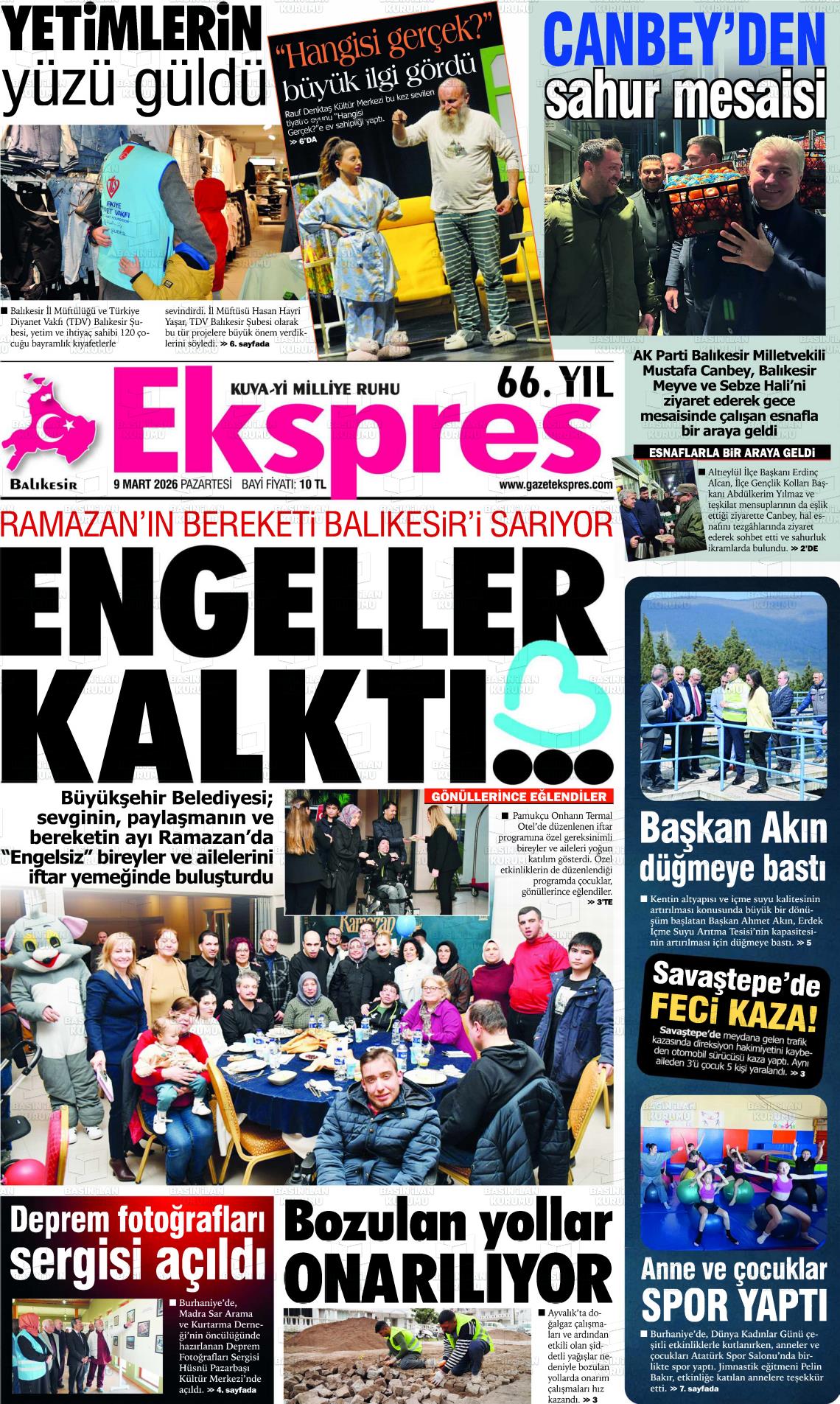Balikesir Ekspres 09.03.2026