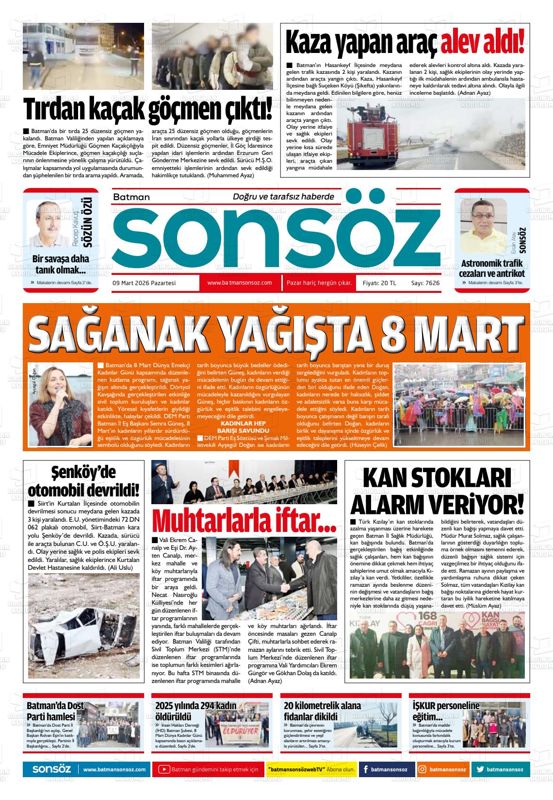 Batman Sonsoz 09.03.2026