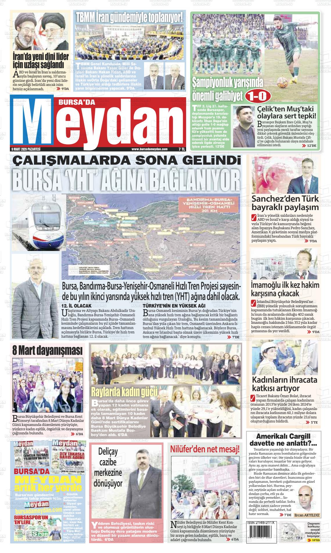 Bursa Dameydan 09.03.2026