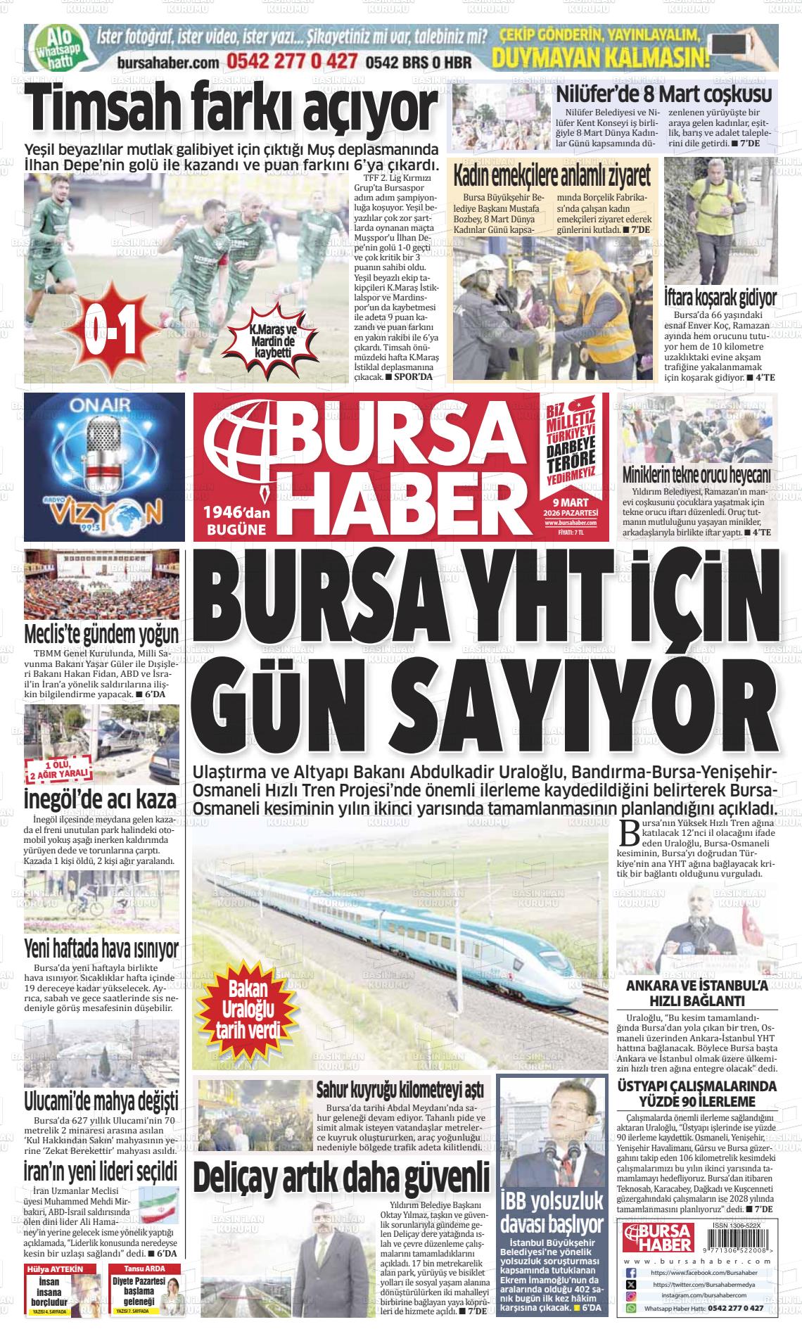 Bursa Haber 09.03.2026