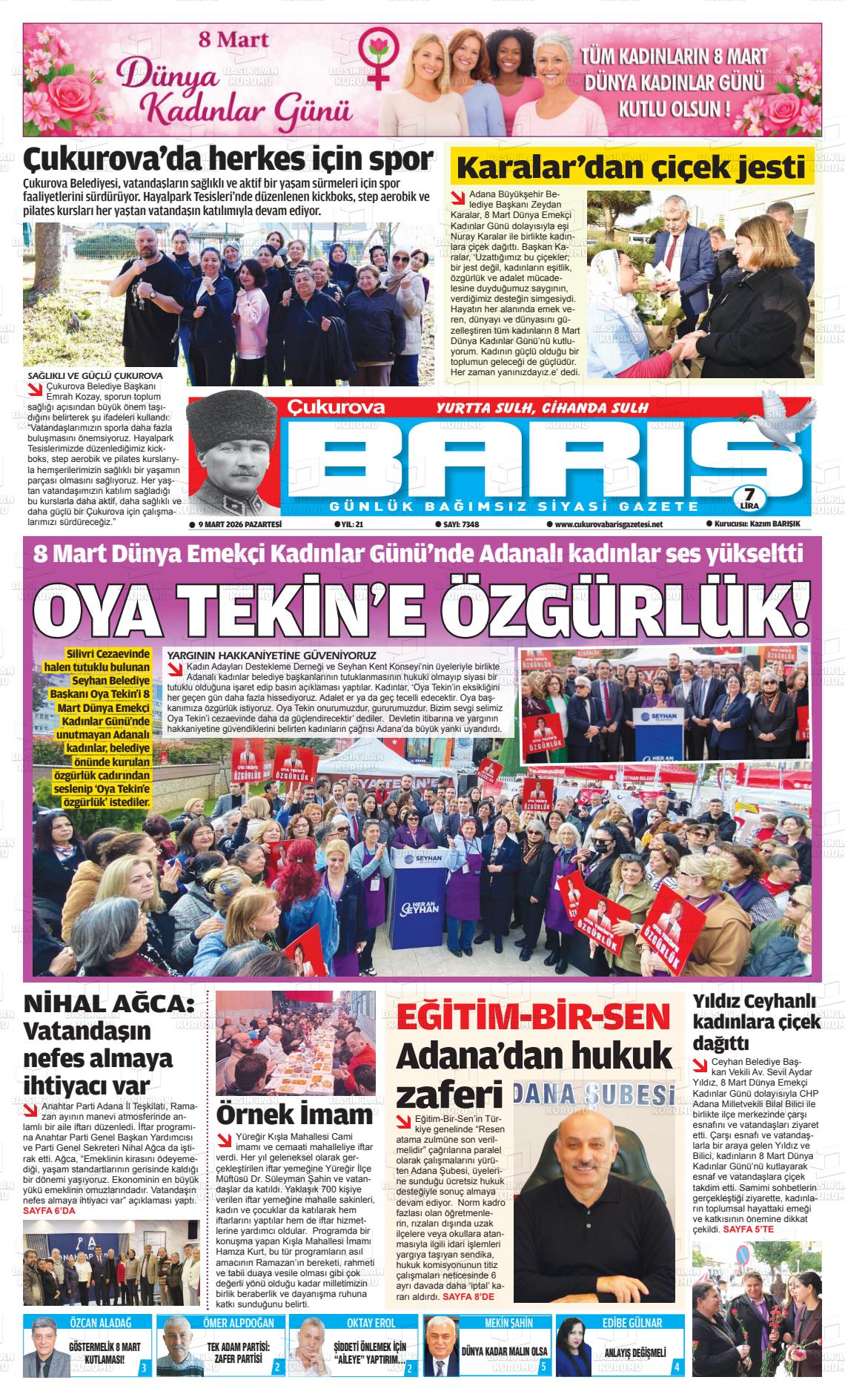 Adana Cukurovabaris 09.03.2026