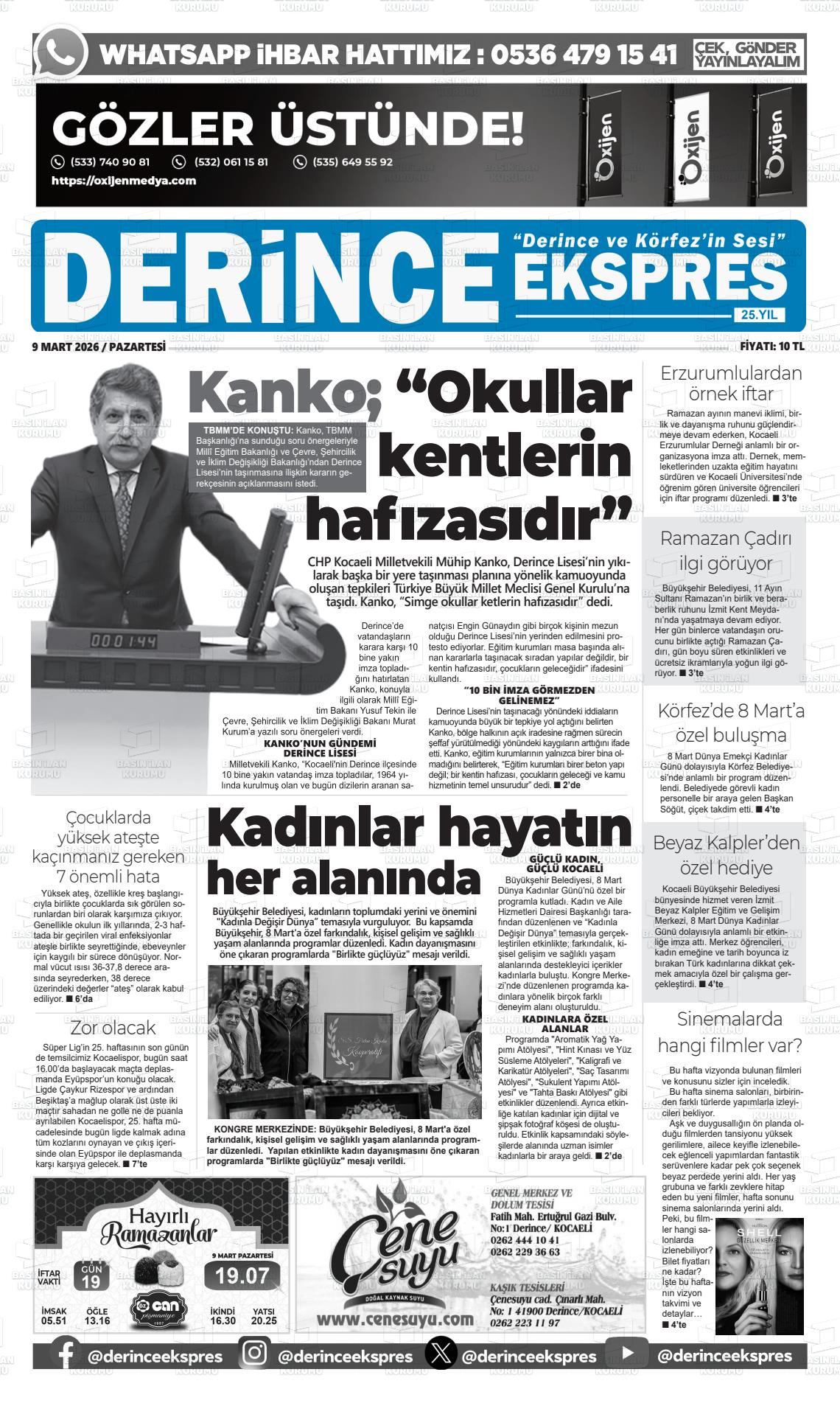 Kocaeli Derinceekspres 09.03.2026