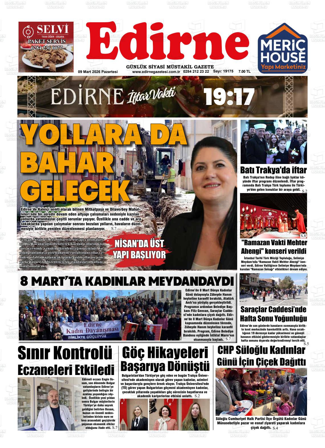 Edirne 09.03.2026