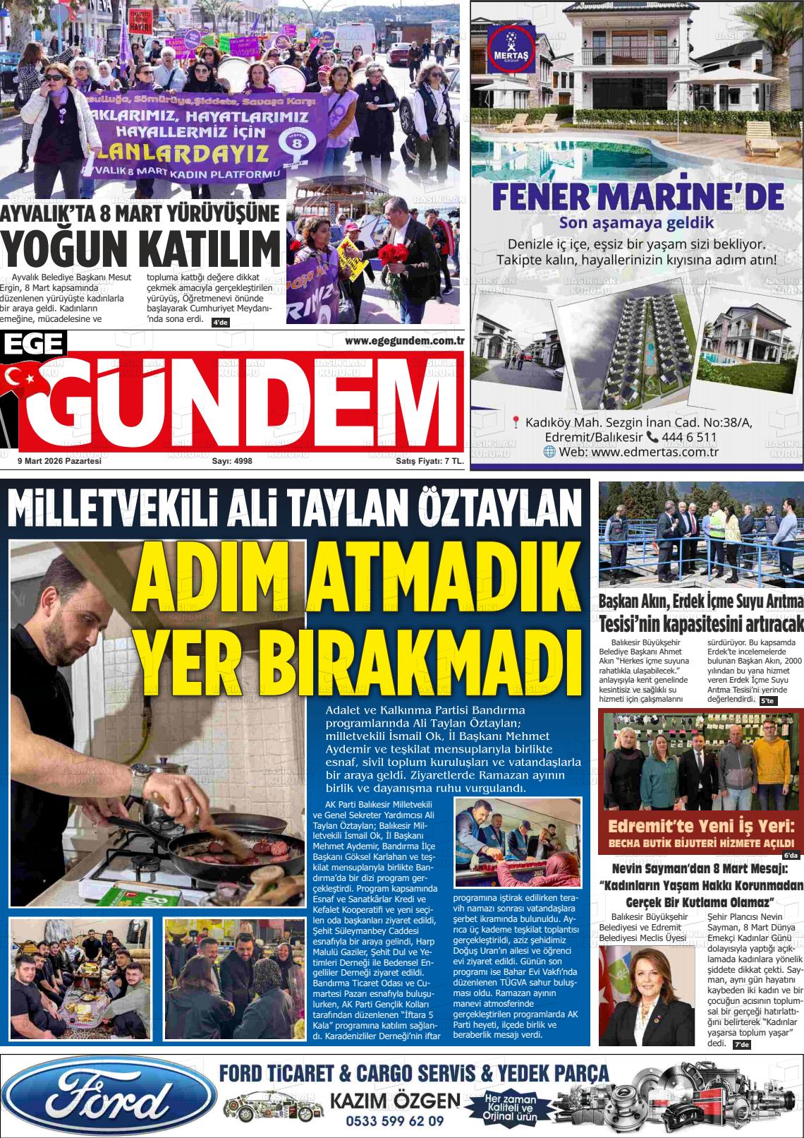 Balikesir Egegundem 09.03.2026