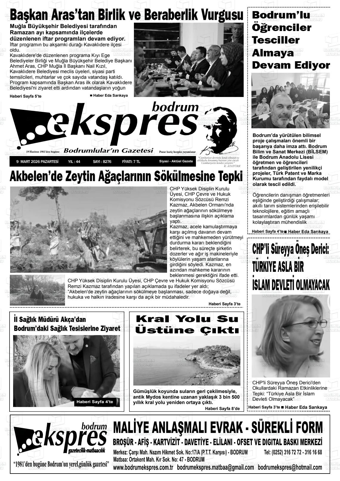 Mugla Ekspresbodrum 09.03.2026