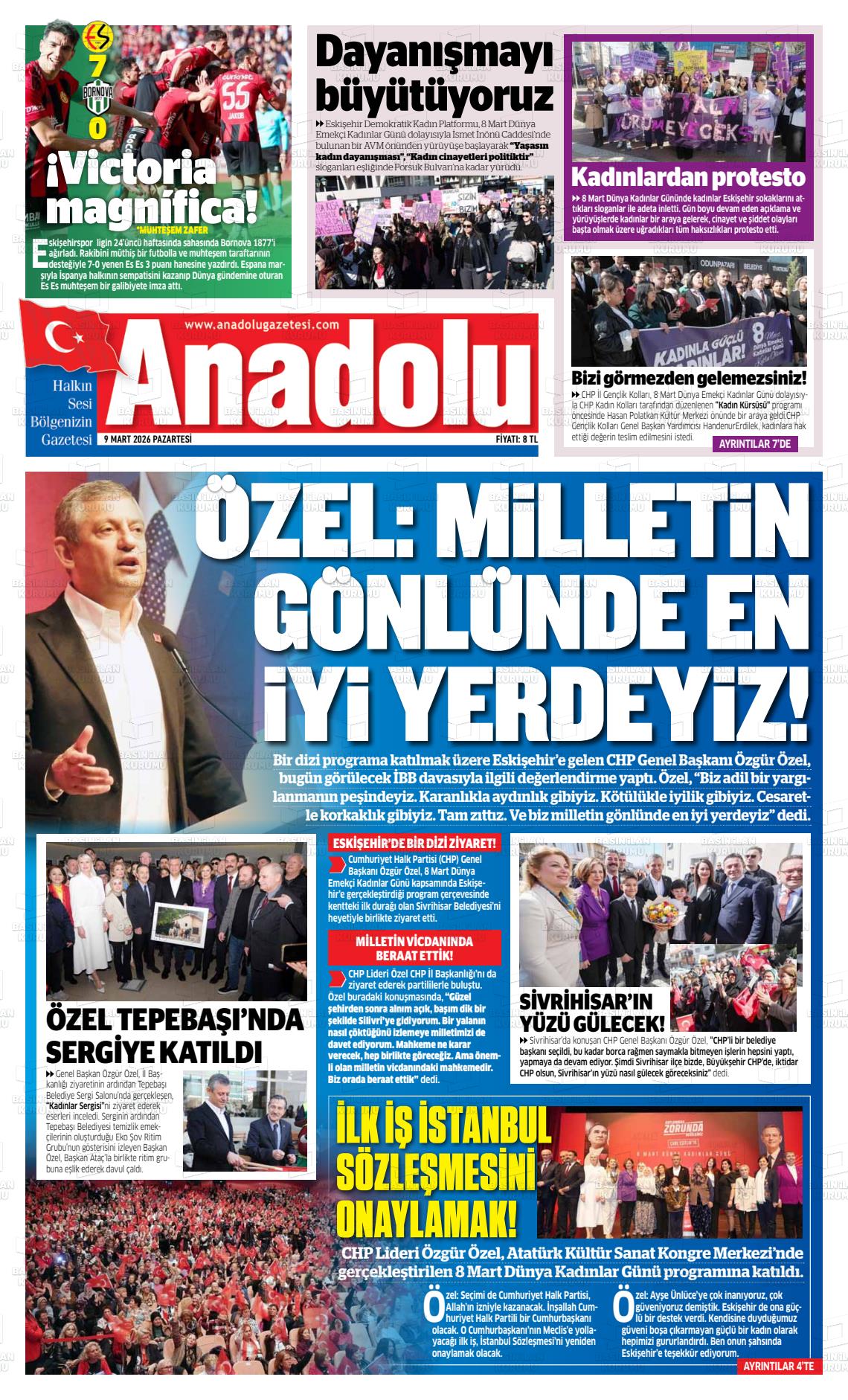 Eskisehir Anadolu 09.03.2026