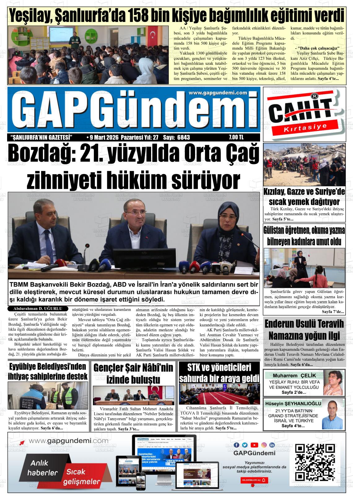 Sanliurfa Gapgundemi 09.03.2026