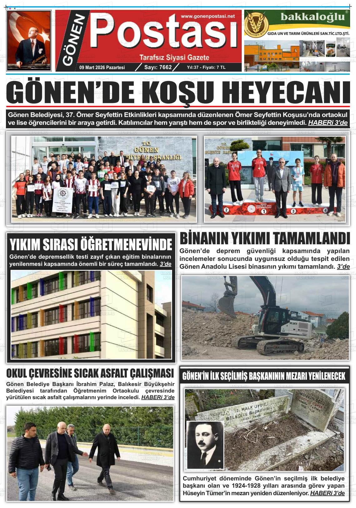 Balikesir Gonenpostasi 09.03.2026