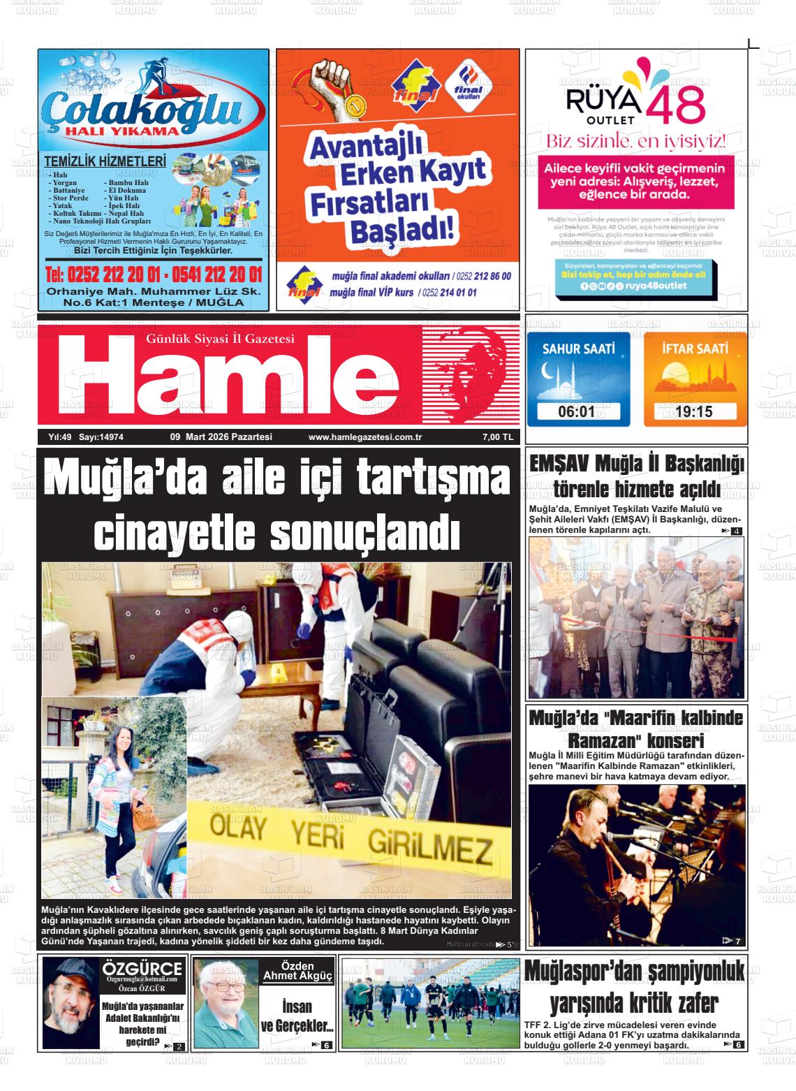 Mugla Hamle 09.03.2026
