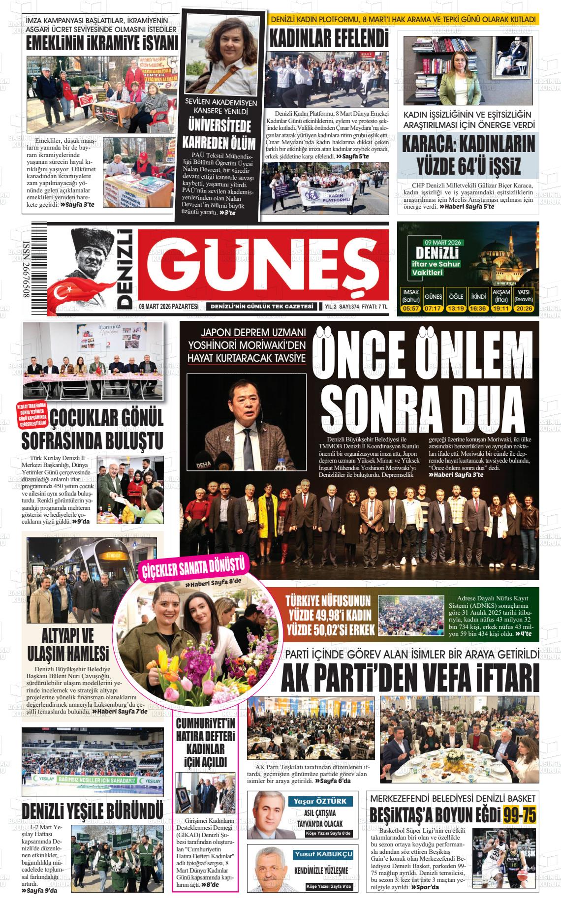 Denizli Hizmet 09.03.2026