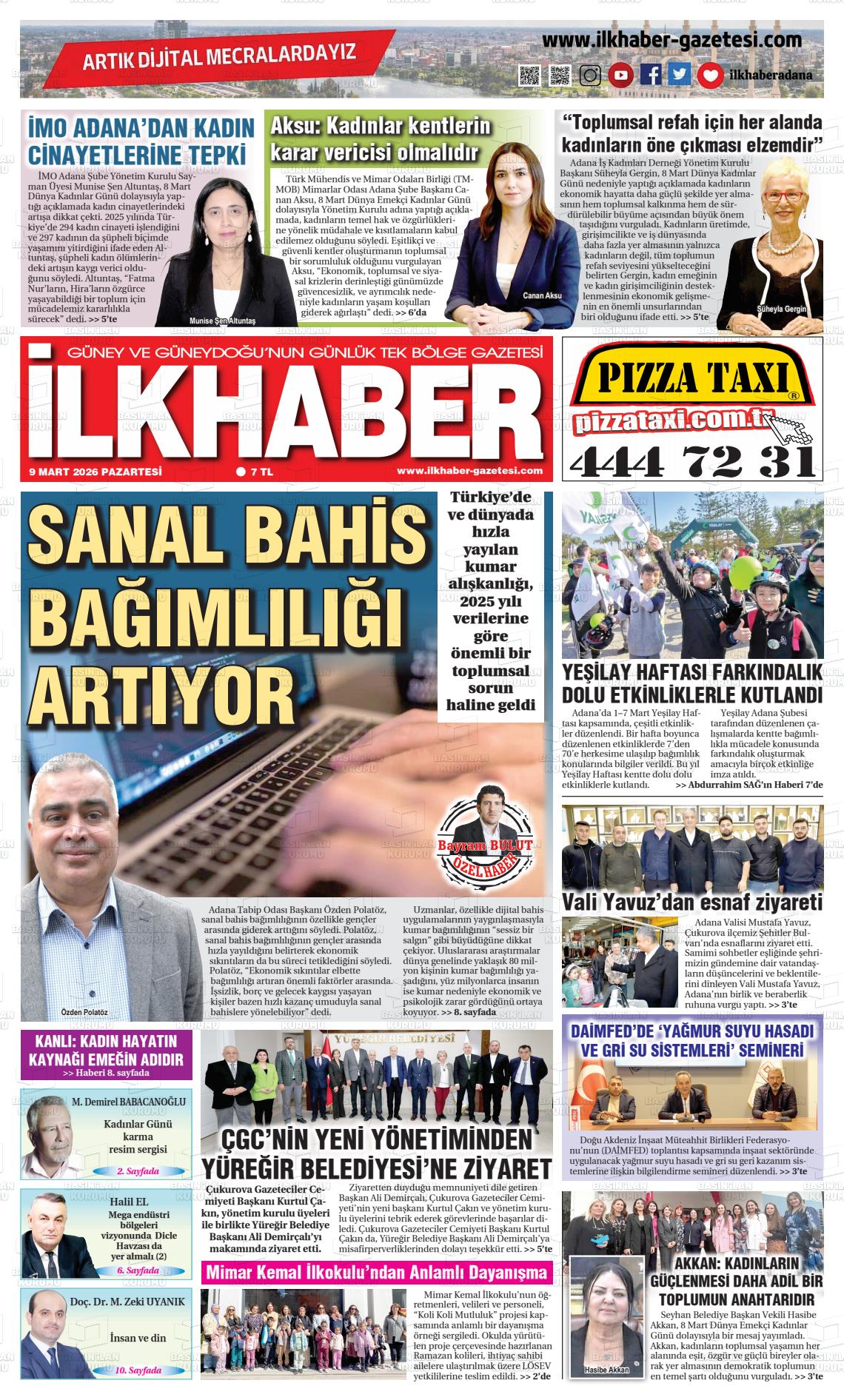 Adana Ilkhaber 09.03.2026