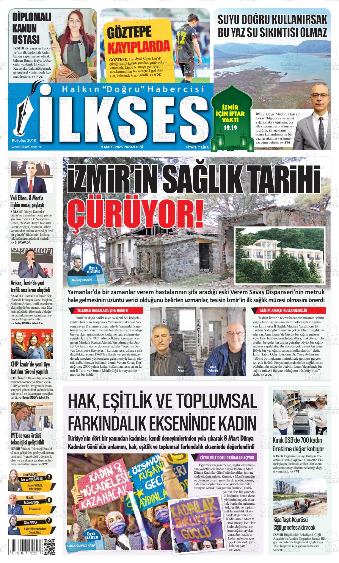 Izmir Ilkses 09.03.2026