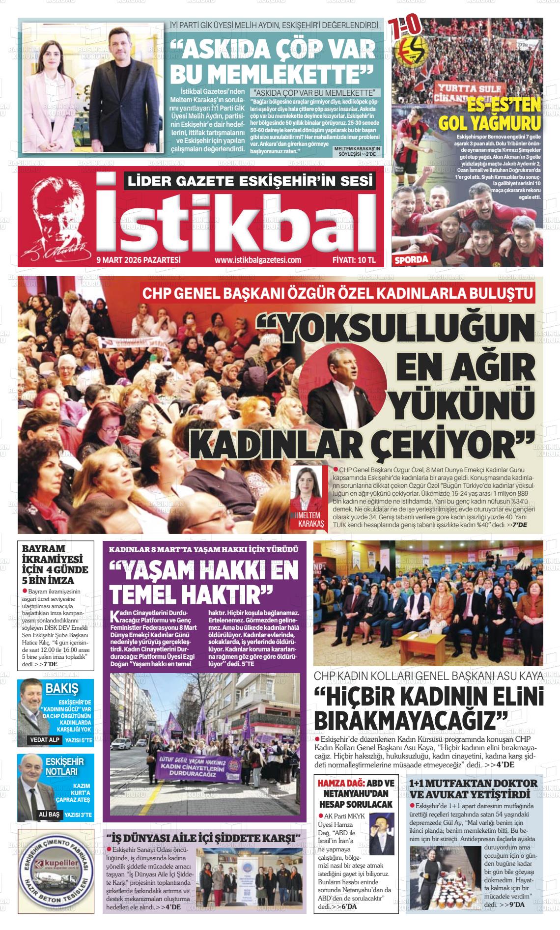 Eskisehir Istikbal 09.03.2026