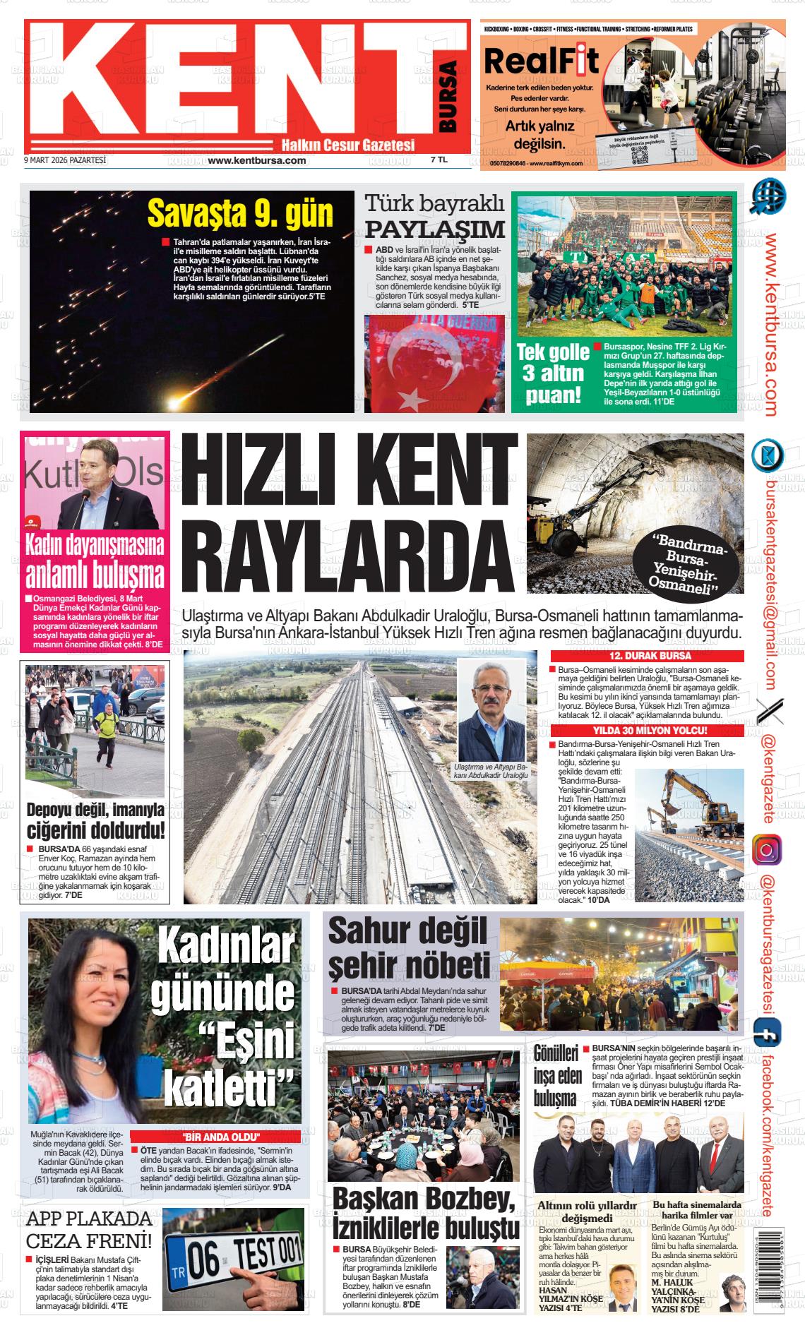 Bursa Kent 09.03.2026