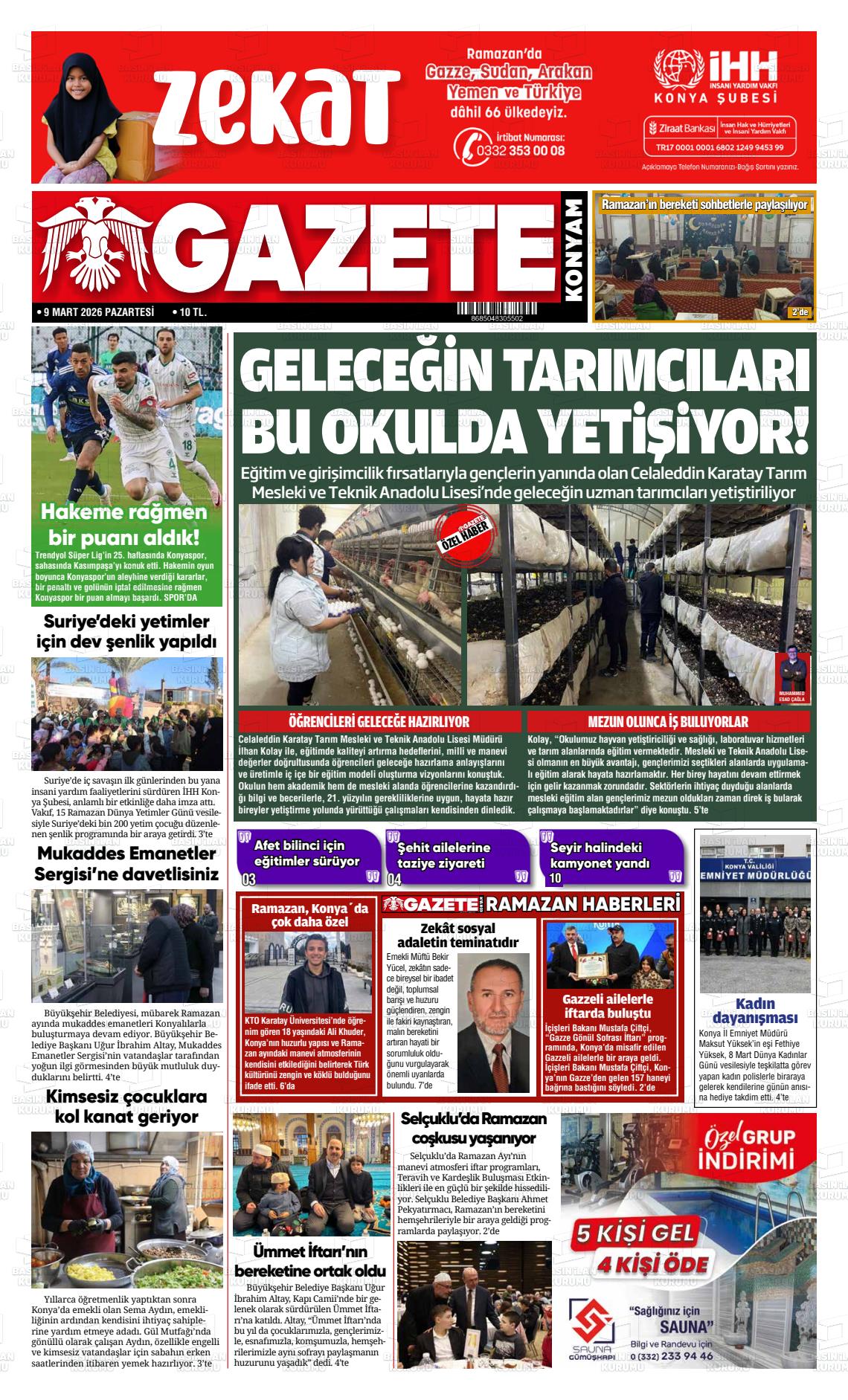 Konya Yenigun 09.03.2026