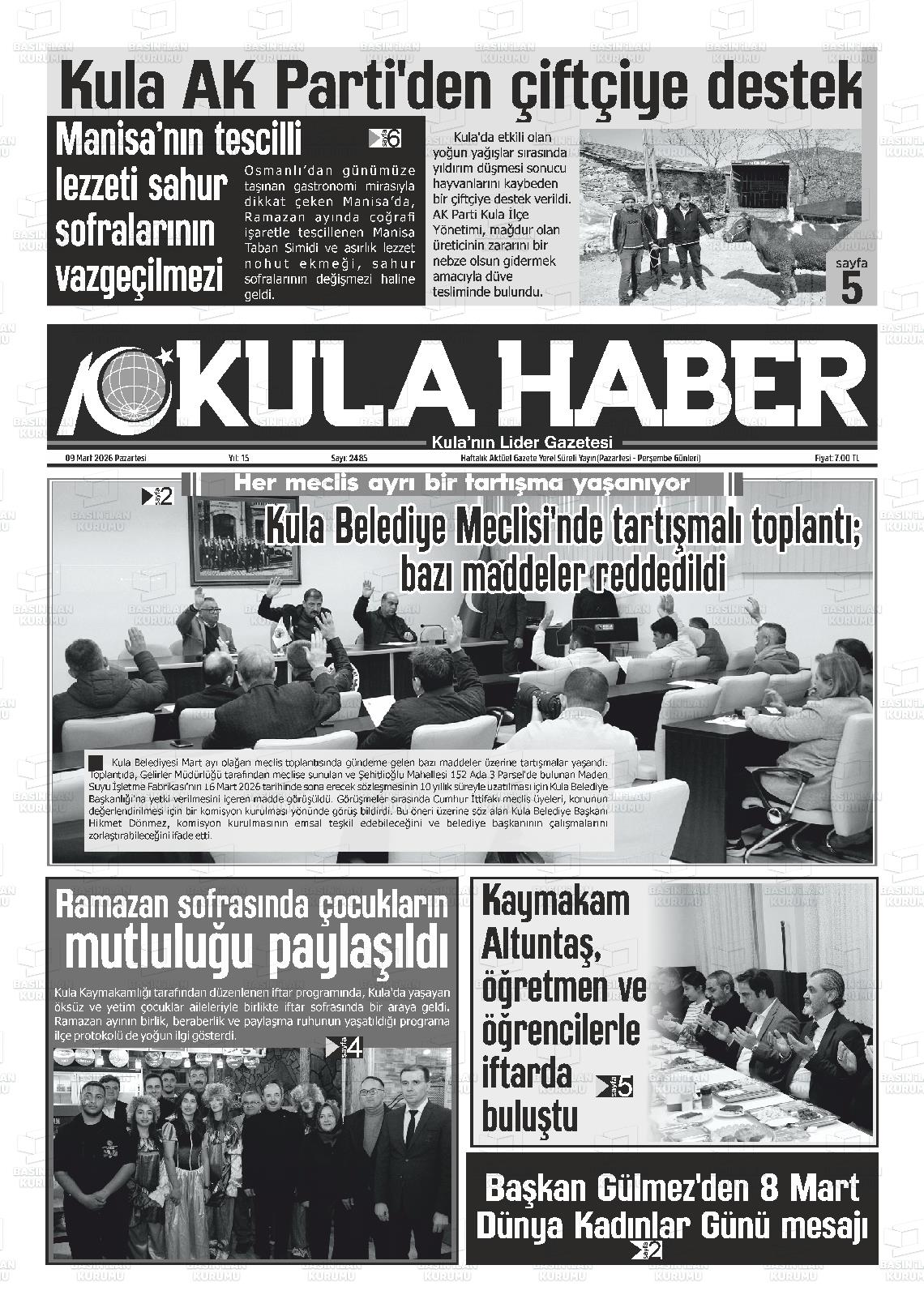 Manisa Kulahaber 09.03.2026