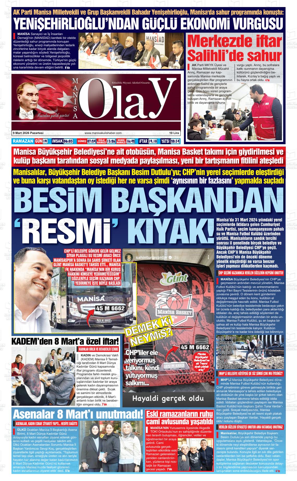 Manisa Olay 09.03.2026