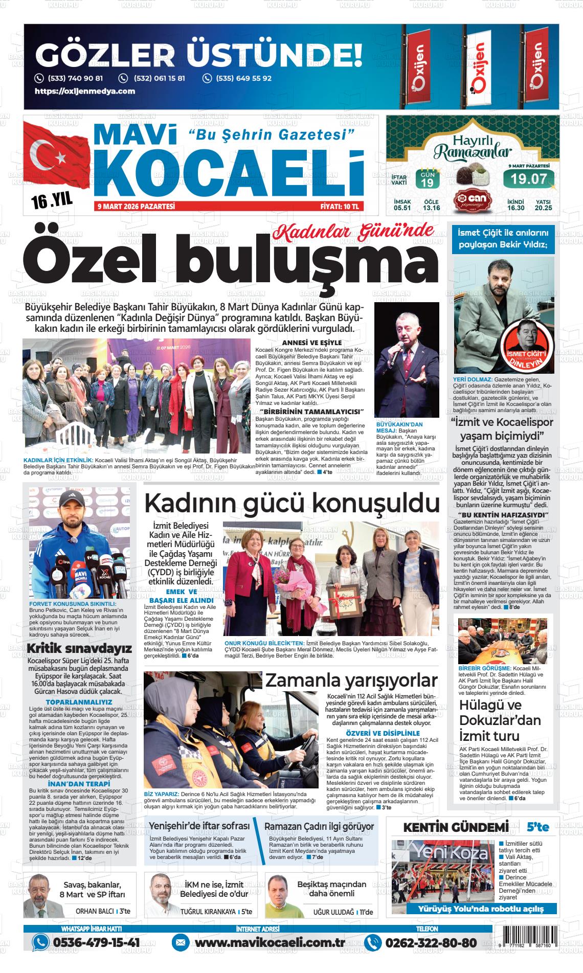 Kocaeli Mavi 09.03.2026