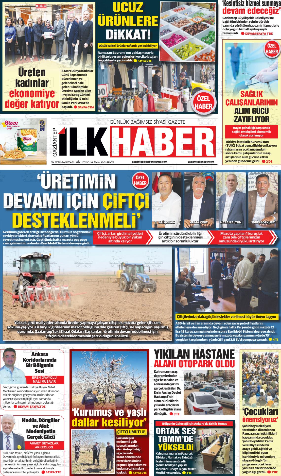 Sabah(gaziantep) 09.03.2026