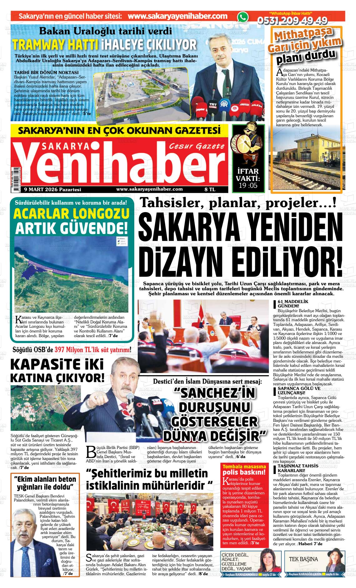 Sakarya Yenihaber 09.03.2026