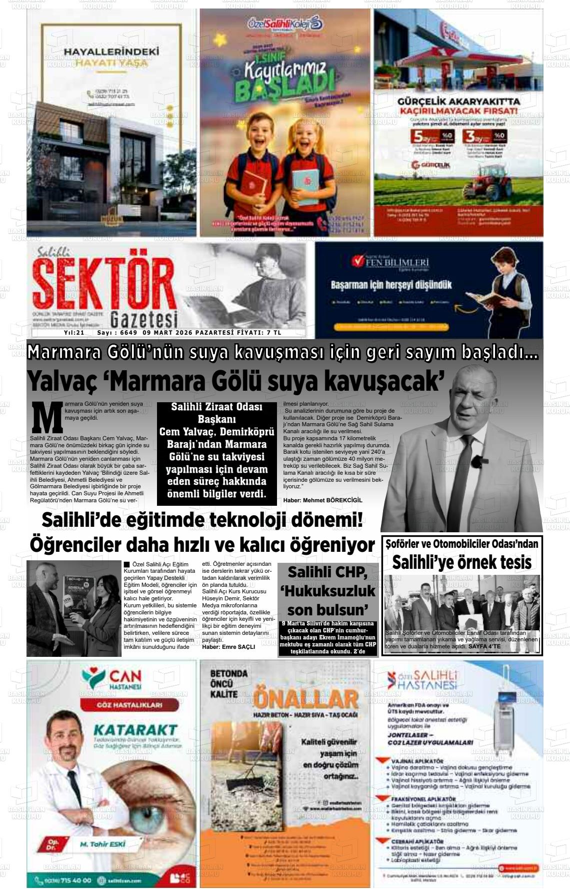 Manisa Salihlisektor 09.03.2026