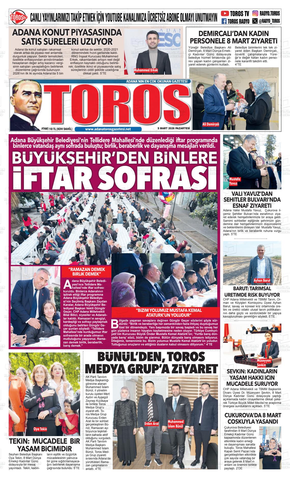 Antalya Toros 09.03.2026