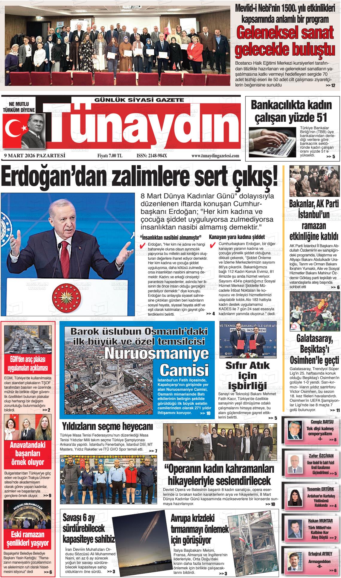 Istanbul Tunaydin 09.03.2026