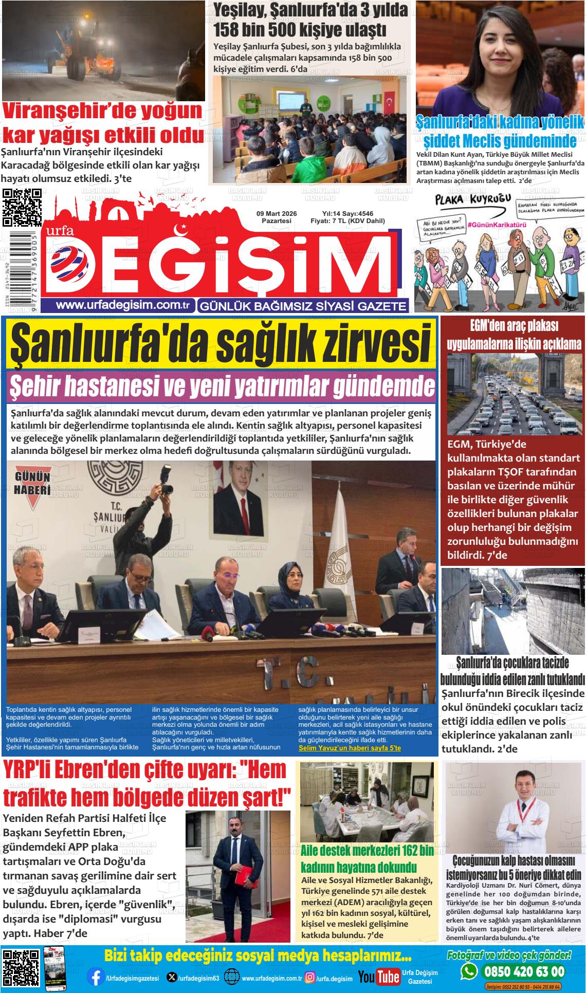 Sanliurfa Urfastar 09.03.2026