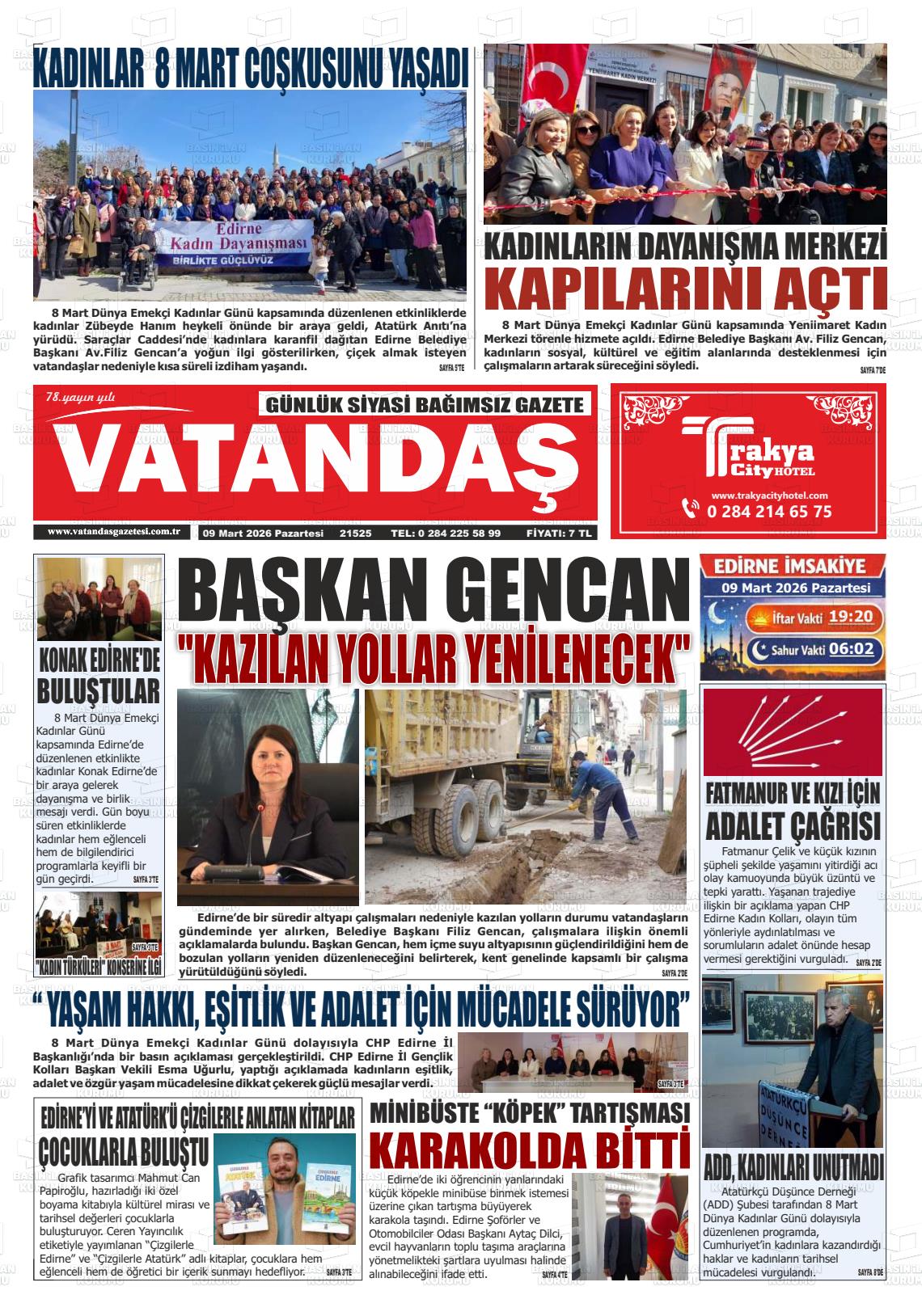 Edirne Vatandas 09.03.2026