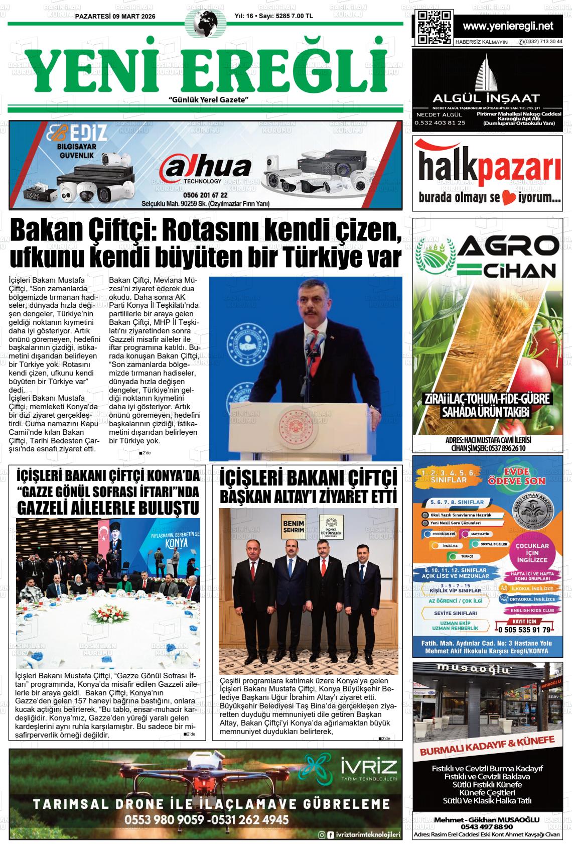 Konya Yenieregli 09.03.2026