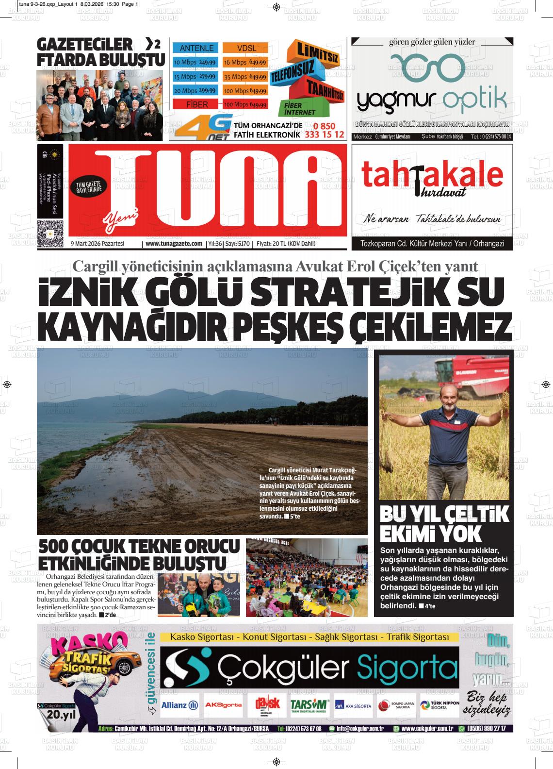 Izmir Yenigun 09.03.2026