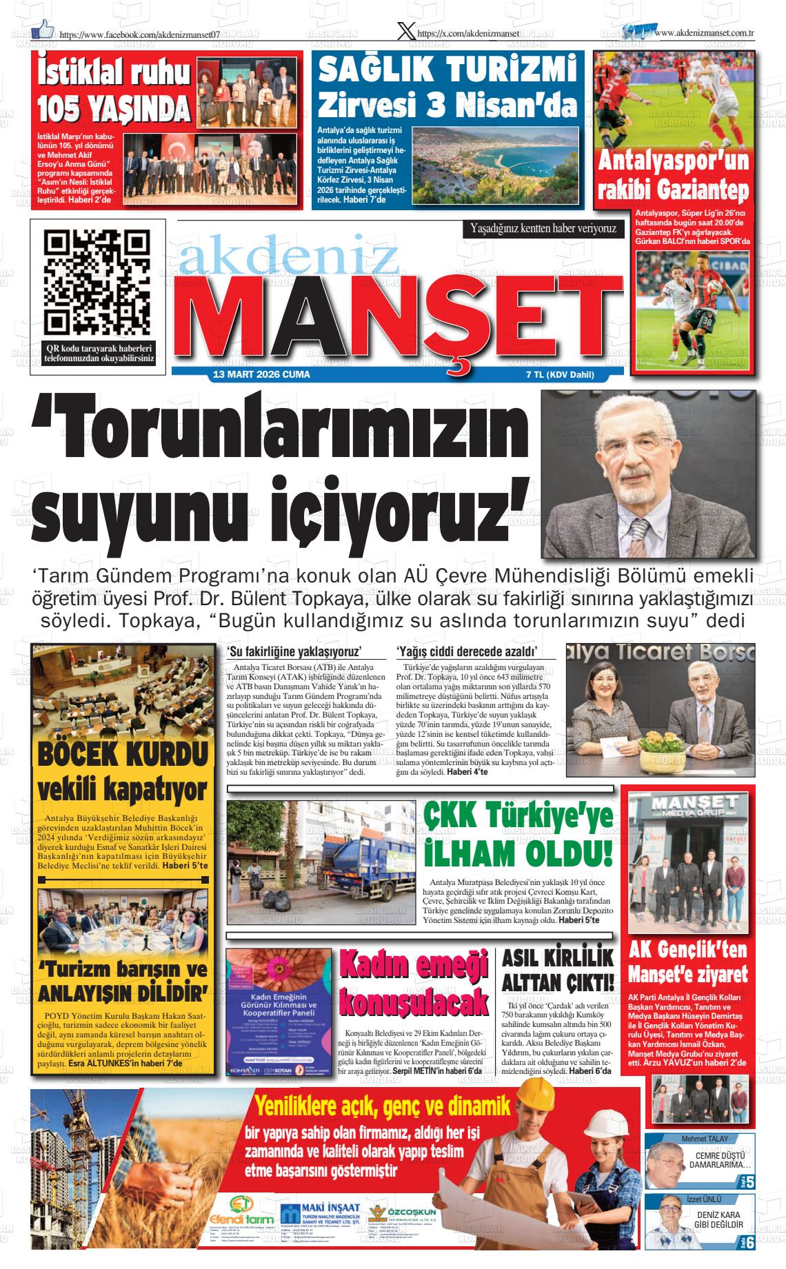 Antalya Akdenizmanset 13.03.2026