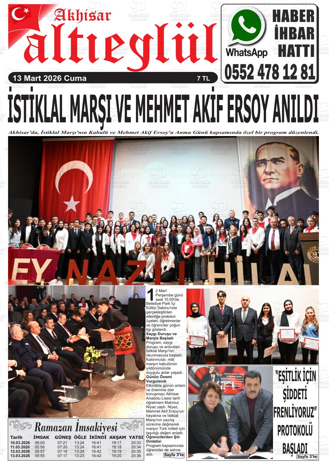 Manisa Akhisargundem 13.03.2026