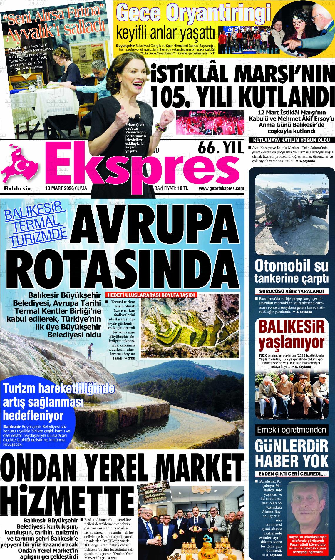 Balikesir Ekspres 13.03.2026