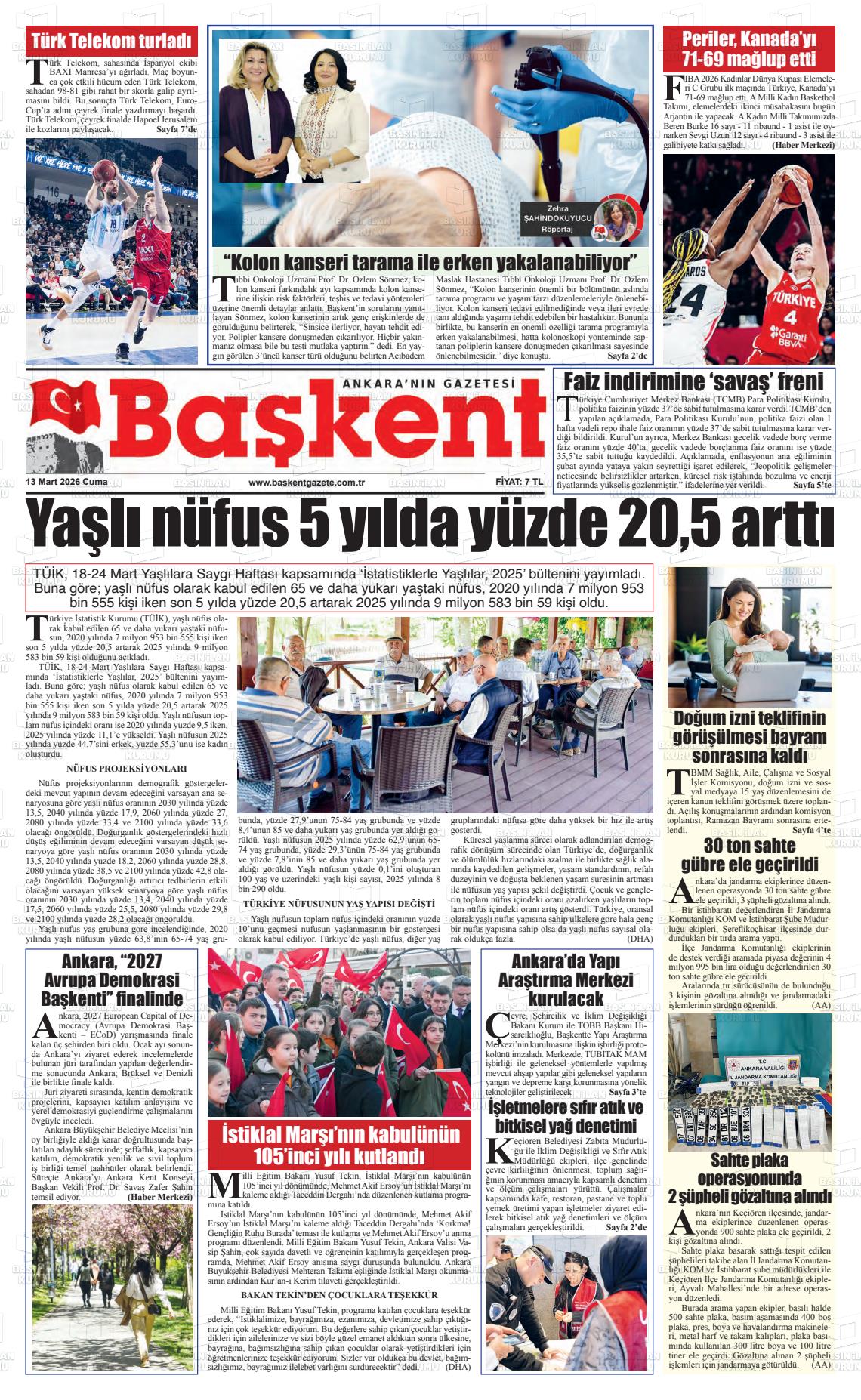 Ankara Baskent 13.03.2026