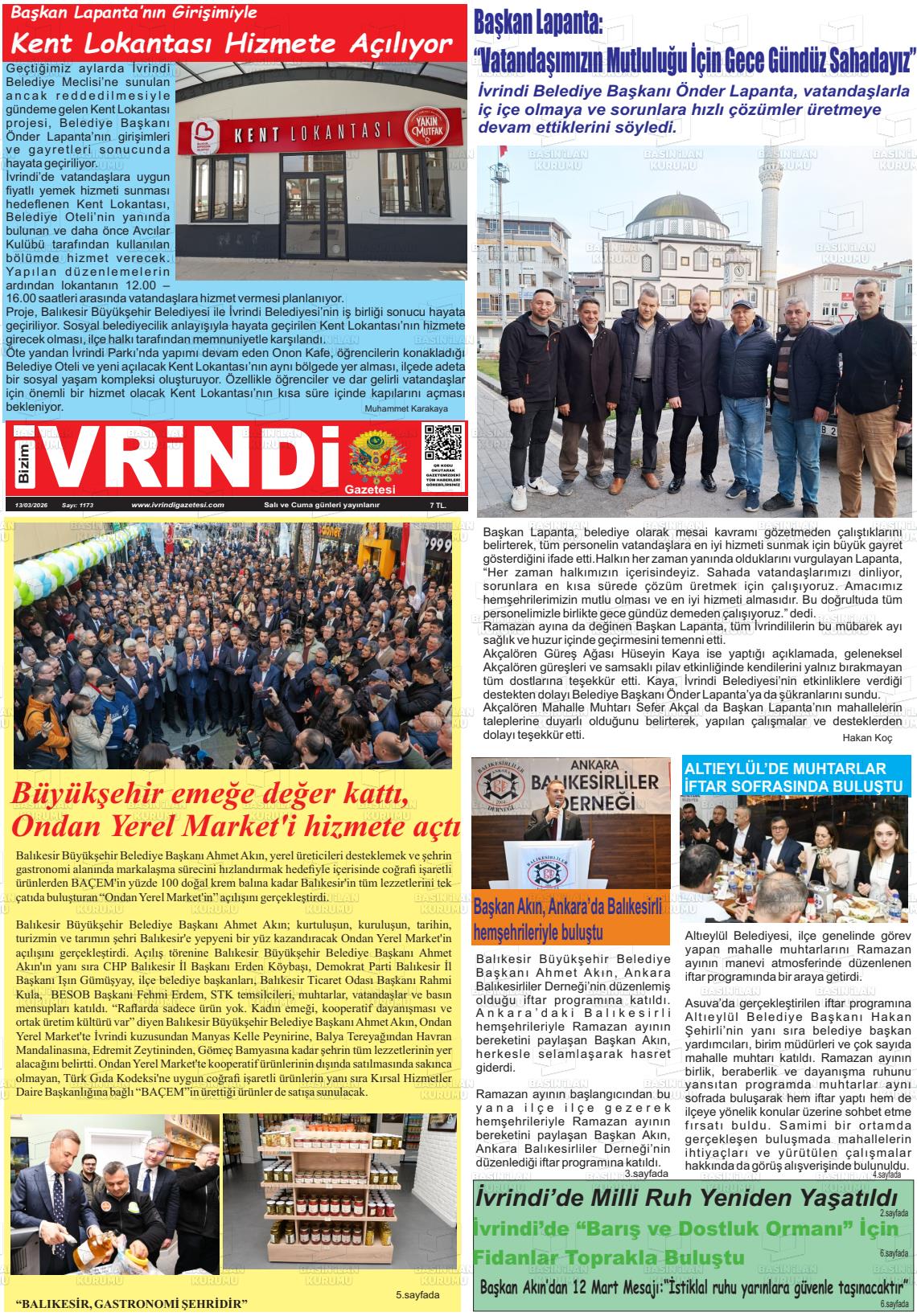Balikesir Bizimivrindi 13.03.2026