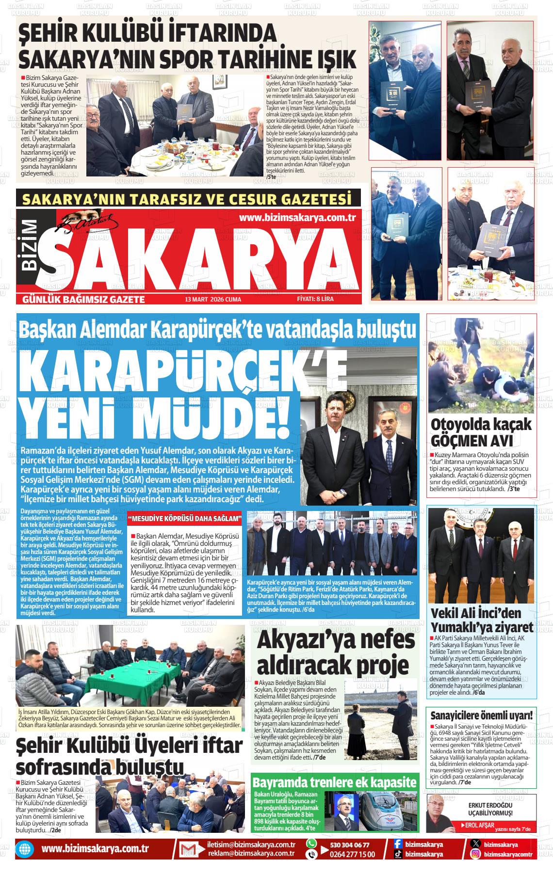 Sakarya Bizim 13.03.2026