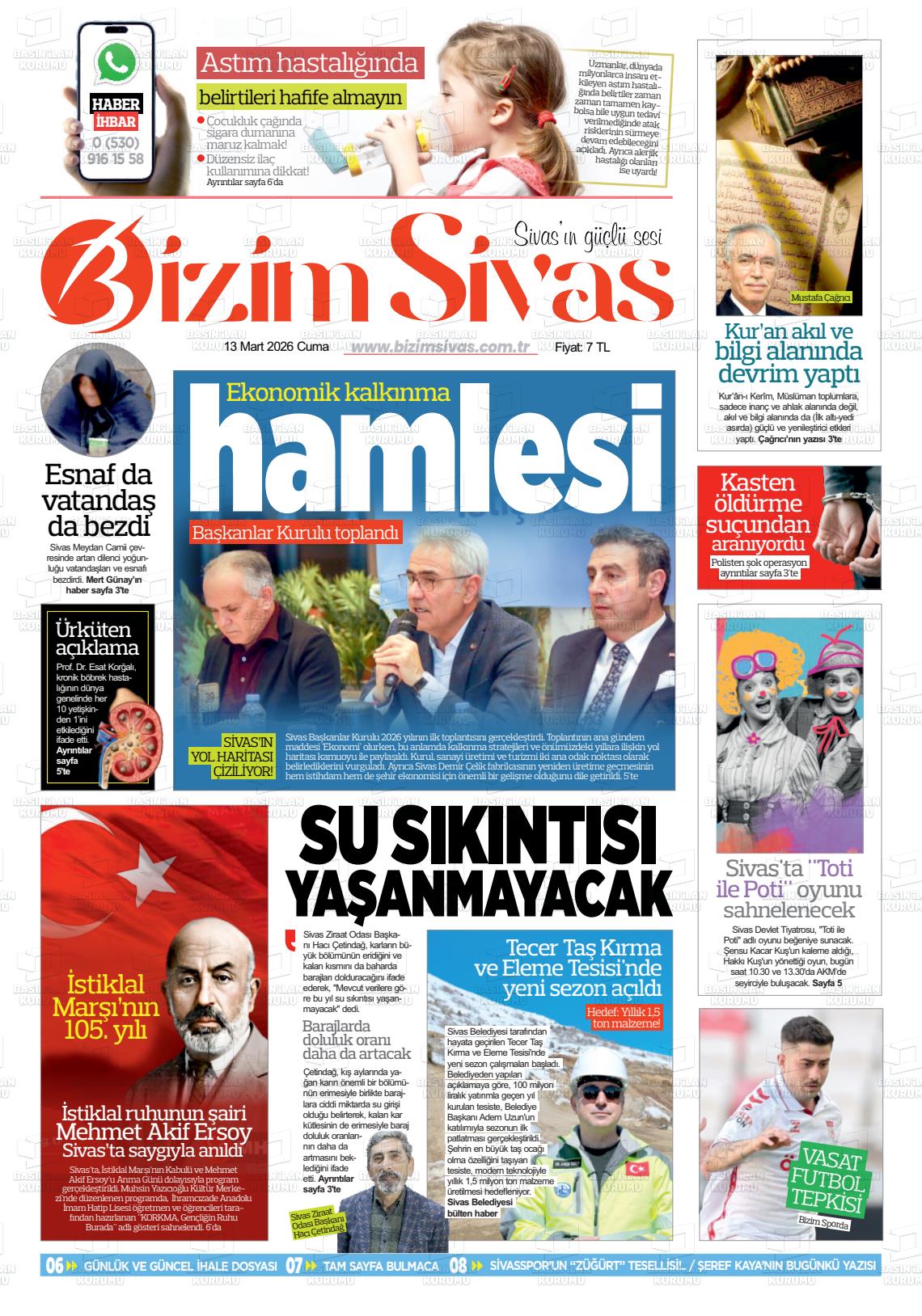 Sivas Bizim 13.03.2026