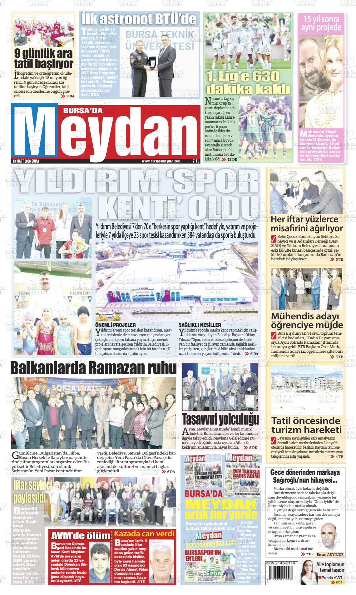 Bursa Dameydan 13.03.2026