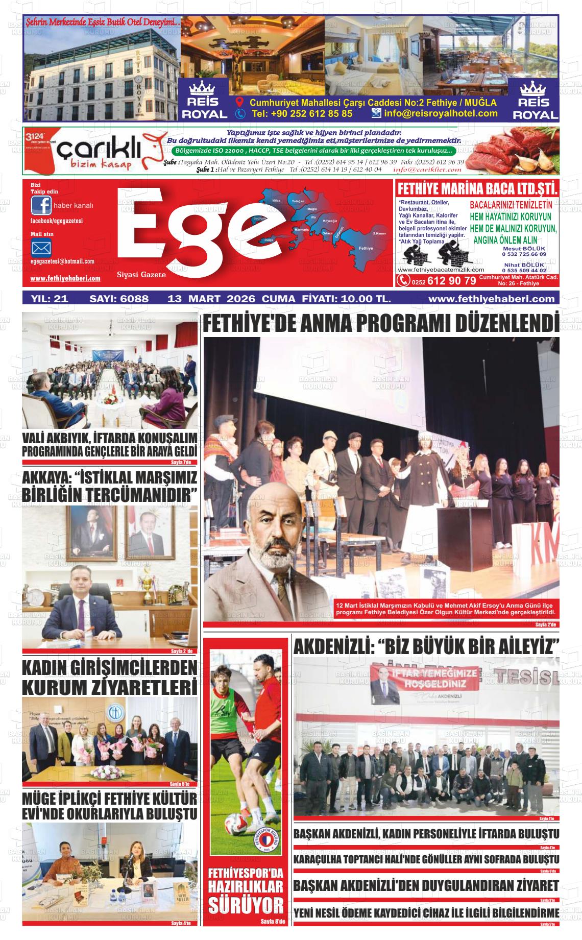 Mugla Egefethiye 13.03.2026